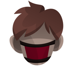 Man with face mask portrait cartoon clipart