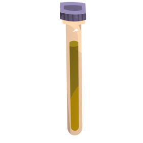 Covid test tube clipart