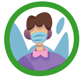 Wear a face mask clipart