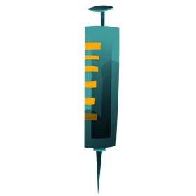 Vaccine injector clipart