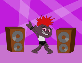 Cute cartoon character vector