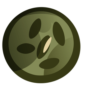 Virus circle clipart