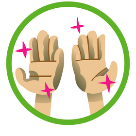 Hand washing clean hands cartoon clipart