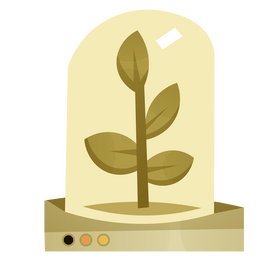 Cartoon space plant clipart