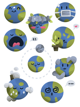 Globe earth free vector