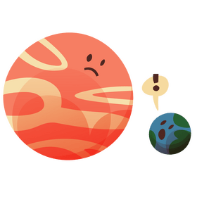 Cartoon jupiter free clipart