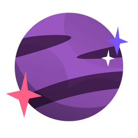 Cartoon neptune planet clipart