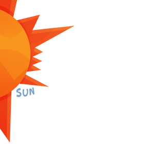 Cartoon sun clipart