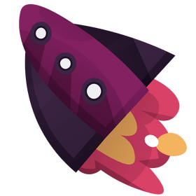 Cartoon spacecraft clipart