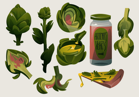 Artichoke vector