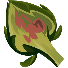Artichoke half png clipart