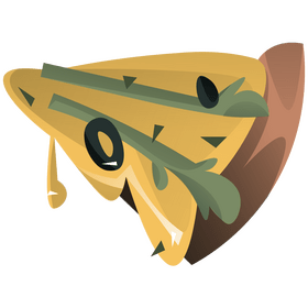 Asparagus pizza clipart