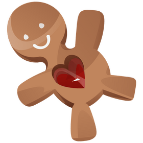 Ginger cookie clipart