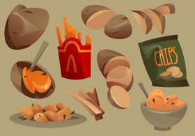 Potato vector