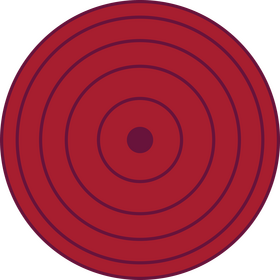 Beet Cut in Half clipart