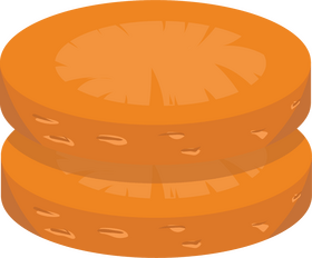 Carrot Slices clipart