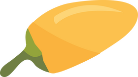 Yellow Chili Pepper clipart