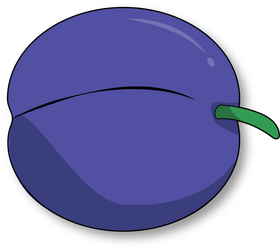 Plum clipart