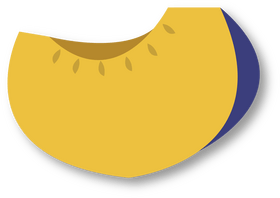 Slice of Plum clipart