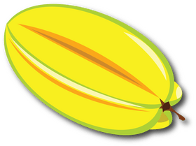 Starfruit Cut clipart
