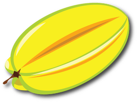 Starfruit Cut clipart
