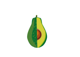 Avocado clipart