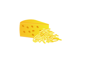 Shredded Cheese clipart