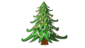 Christmas Tree with Gifts clipart
