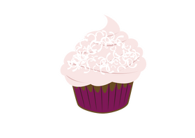 Coconut Cupcake clipart