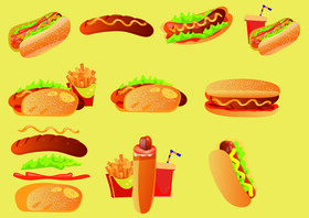 Hot Dog vector