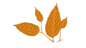 Orange Leaves clipart