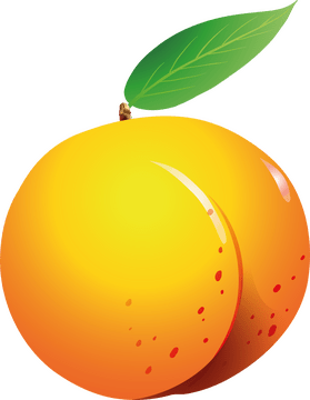 Peach clipart