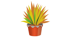 Grass In Flower Pot clipart