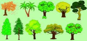 Trees vector