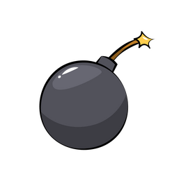 Bomb cartoon clipart