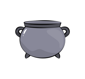 Cauldron cartoon clipart