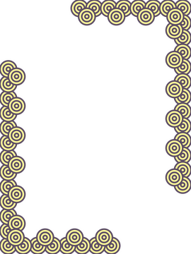Golden border clipart