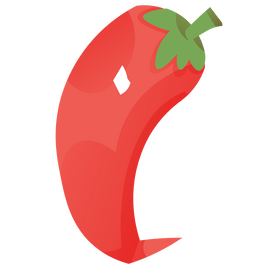 Cartoon chili pepper clipart
