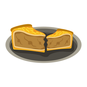 Brazilian chicken pot pie Empadao clipart