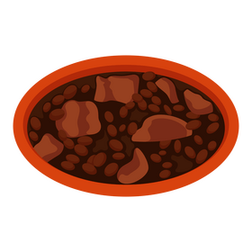 Brazilian food Feijoada clipart