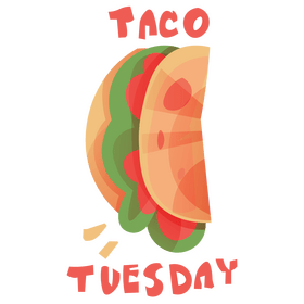 Taco tuesday clipart