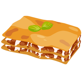 Lasagna clipart