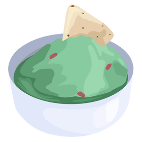 Guacamole clipart