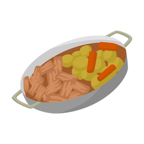 Pot roast clipart