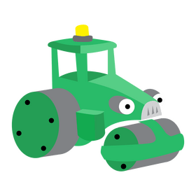 Bob The Builder, Roley road roller clipart