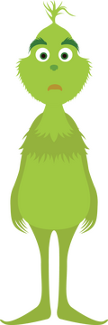 Grinch cartoon clipart