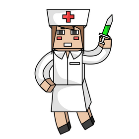 Minecraft nurse clipart