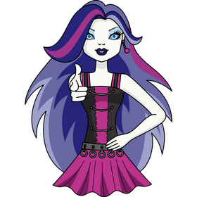 Monster High Spectra Vondergeist clipart