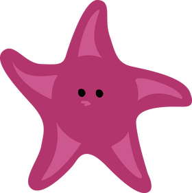 Peach starfish from Finding Nemo clipart