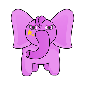 Littlest Pet Shop cute elephant clipart